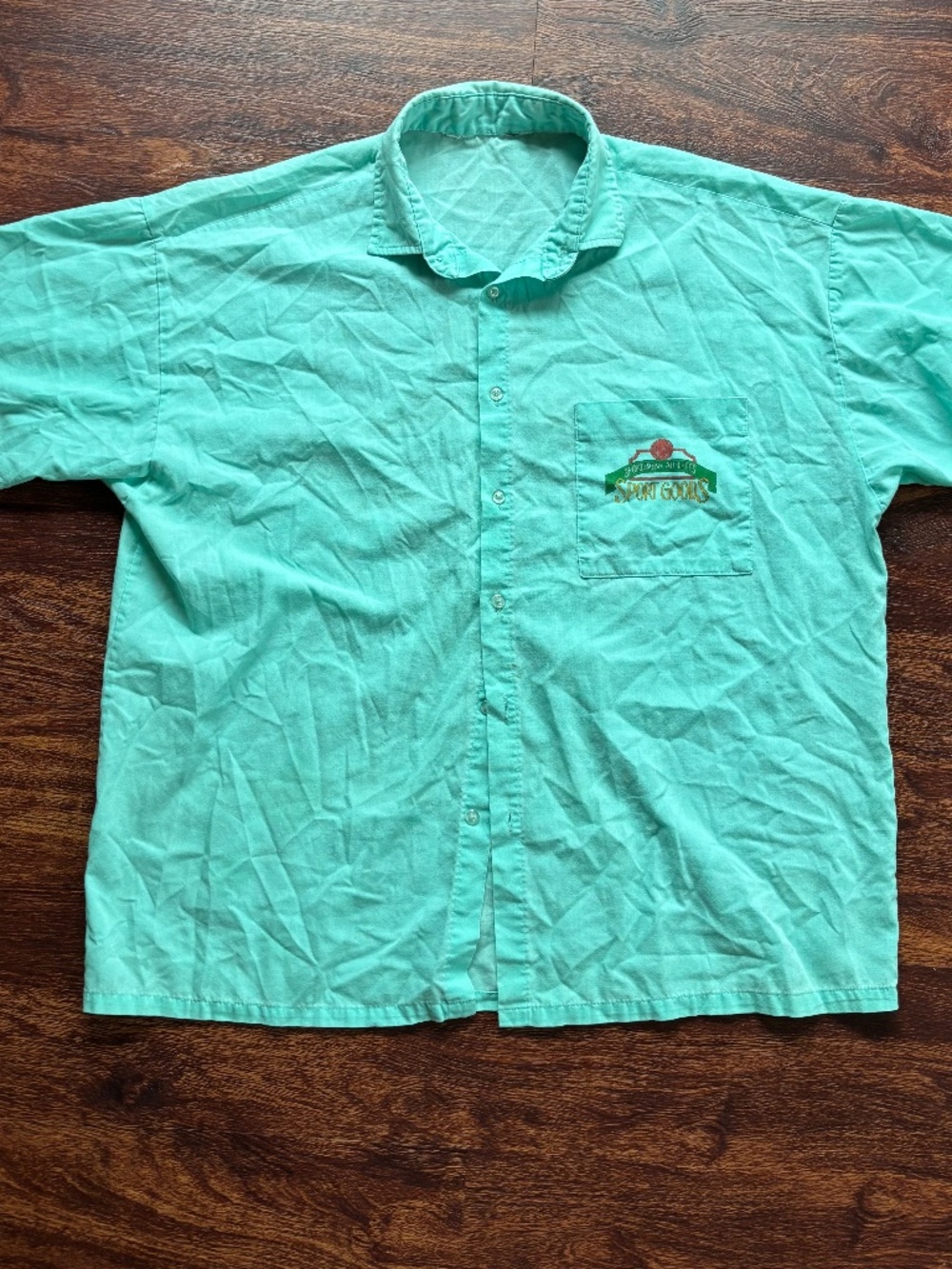 Sportsmen Athletics Light Blue Button Up Shirt